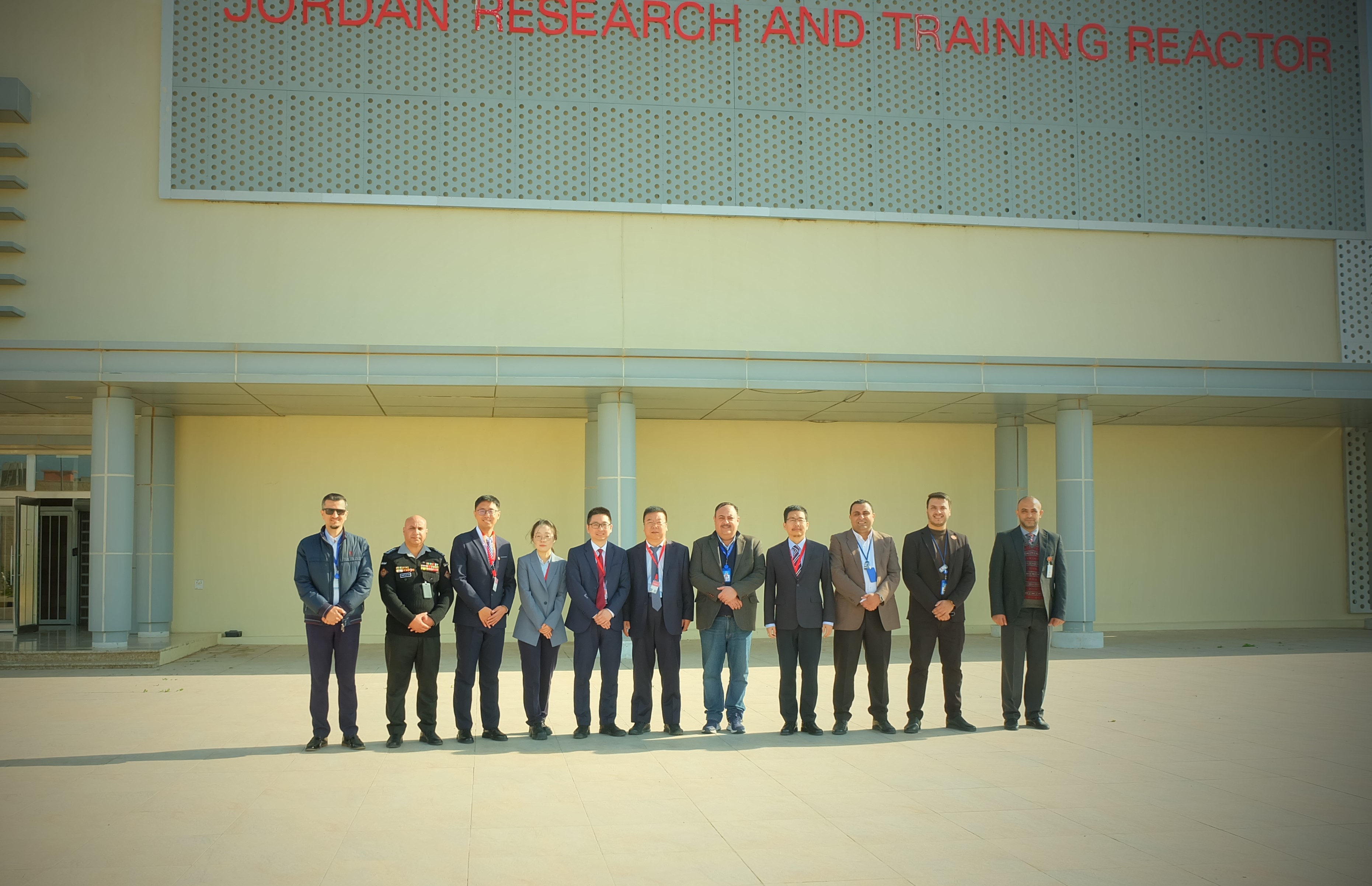 استقبل المفاعل النووي الأردني للبحوث والتدريب شركة صناعة الطاقة النووية الصينية ( CNEIC)